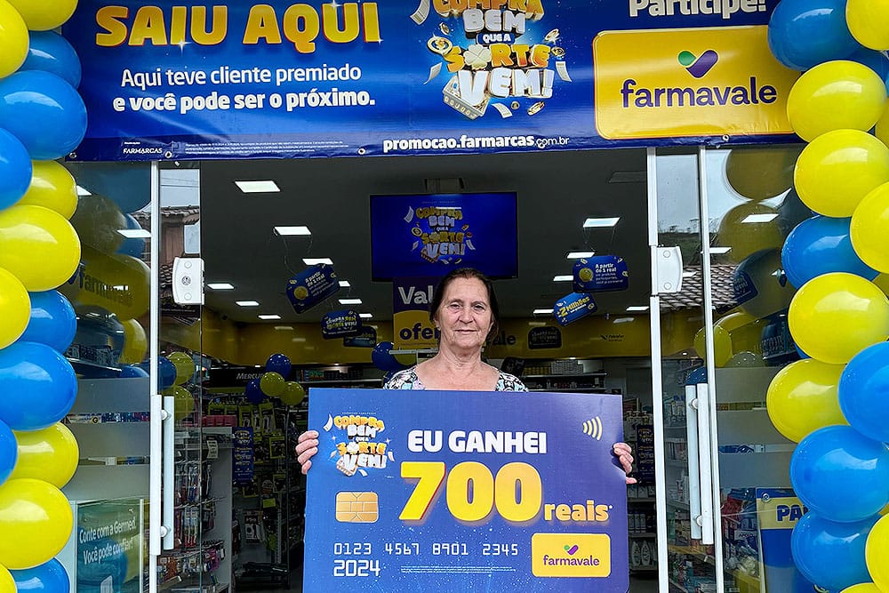 Post Galeria Consumidor 6 - Promoção Farmarcas 2024 1º sorteio